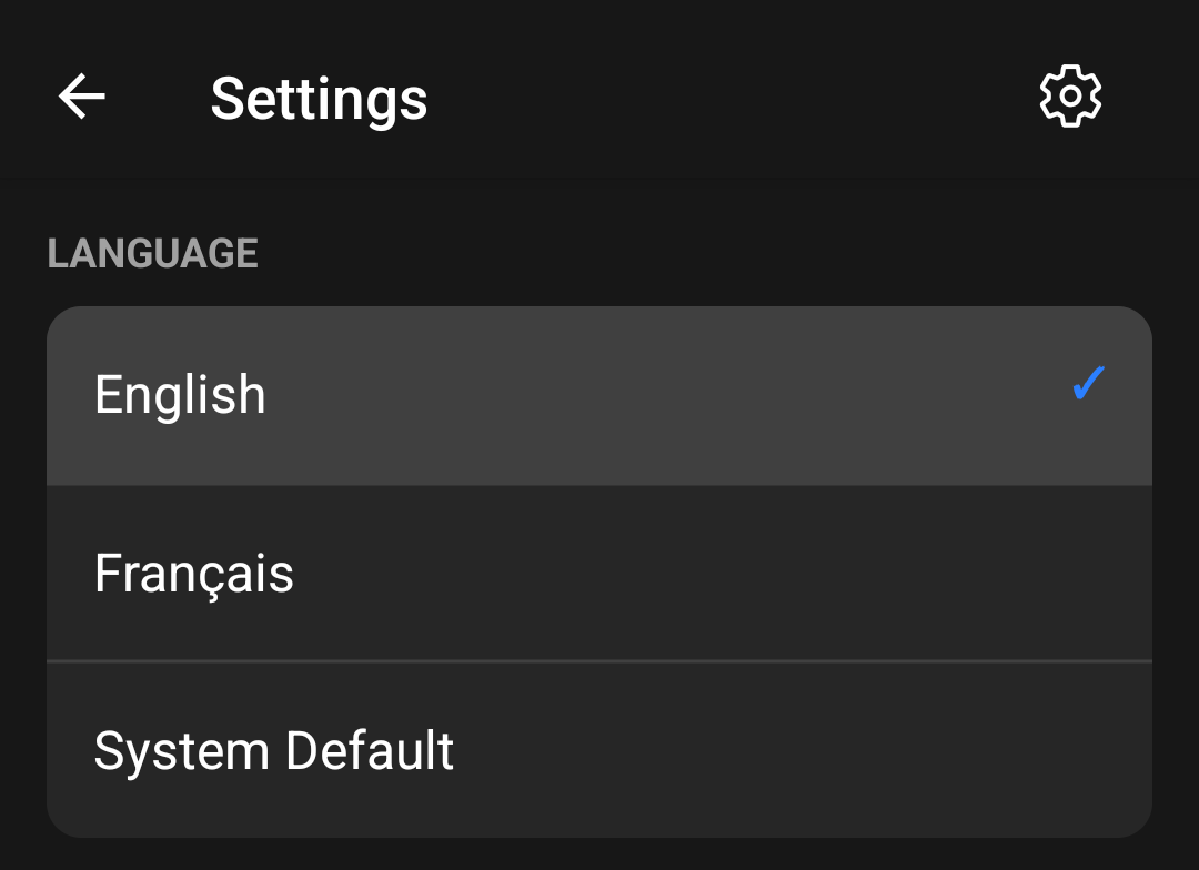 English & French
