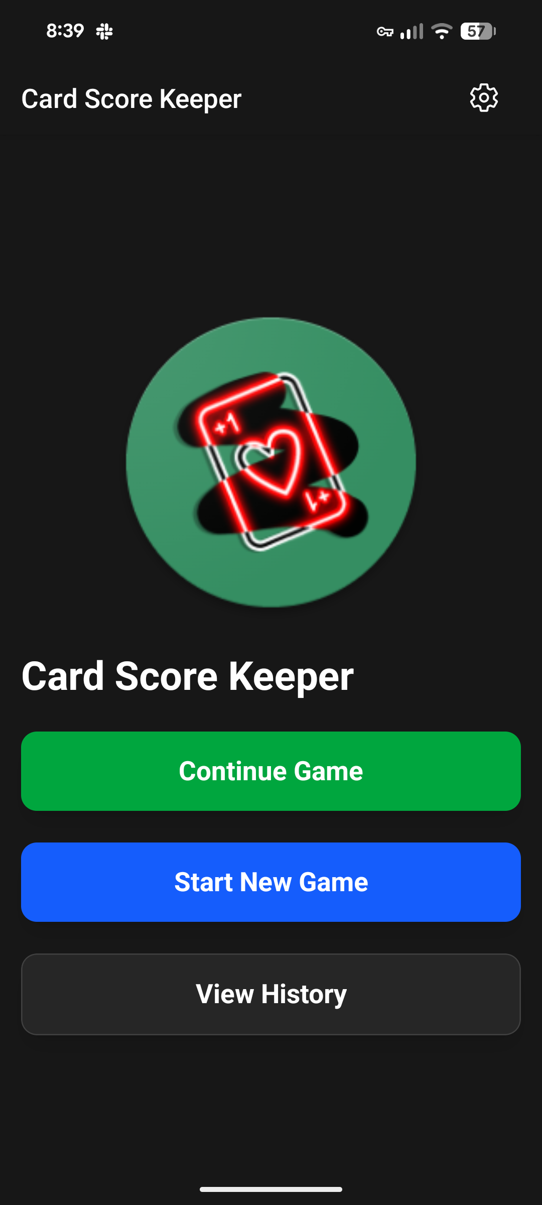Card Score Keeper