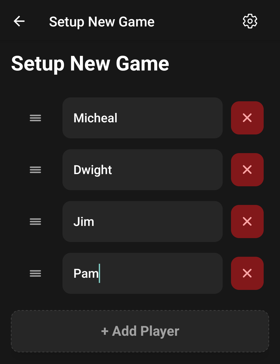 Multiple players per game